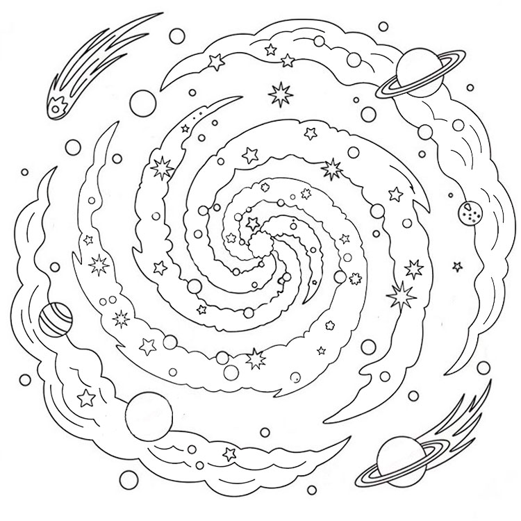 How to draw a galaxy