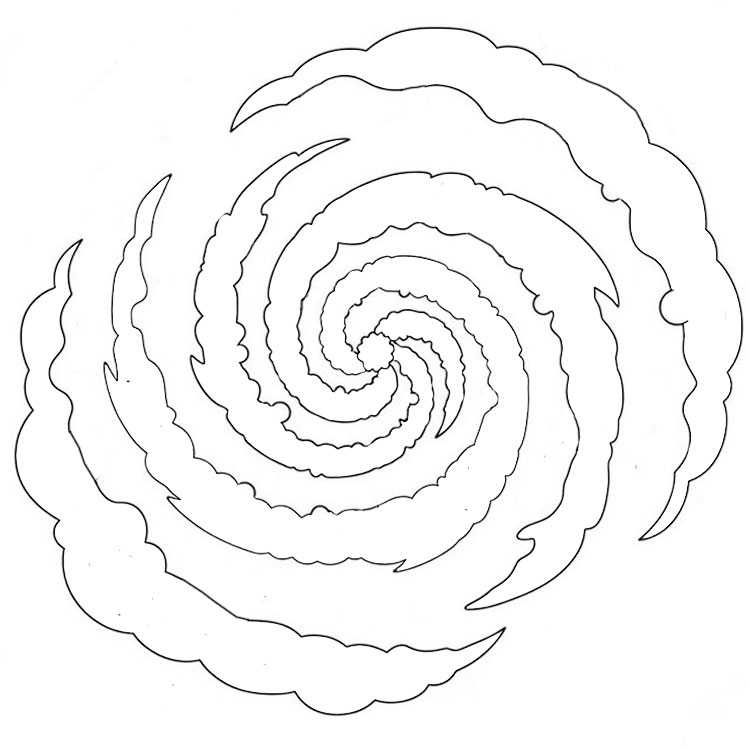 How to draw a galaxy
