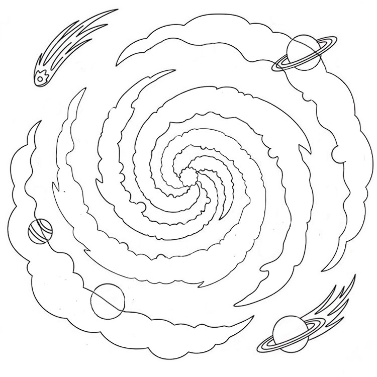 How to draw a galaxy