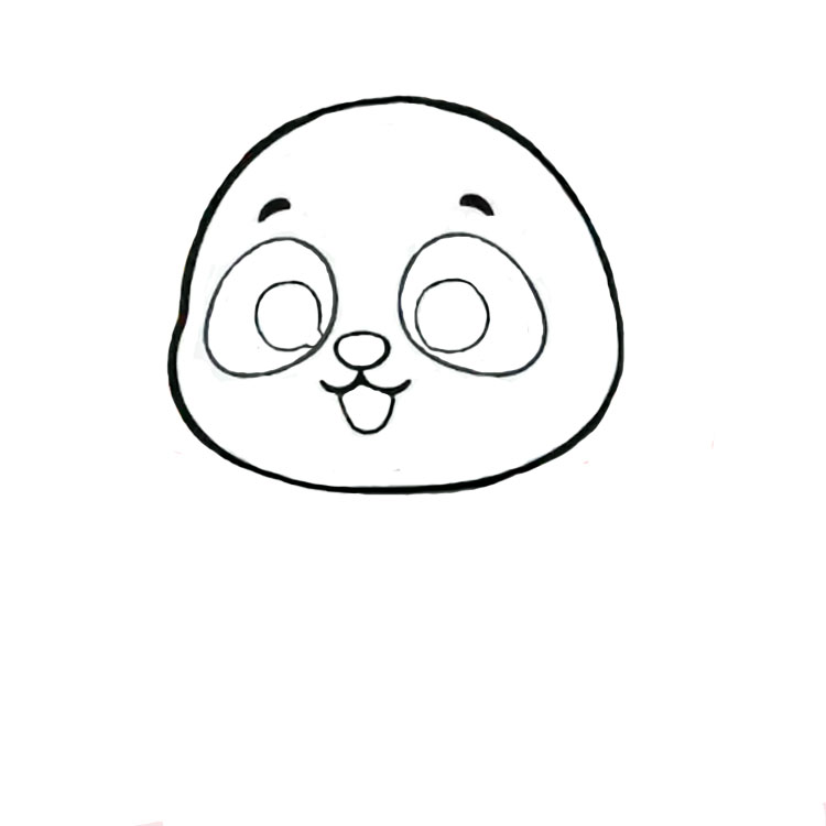 How to draw a panda