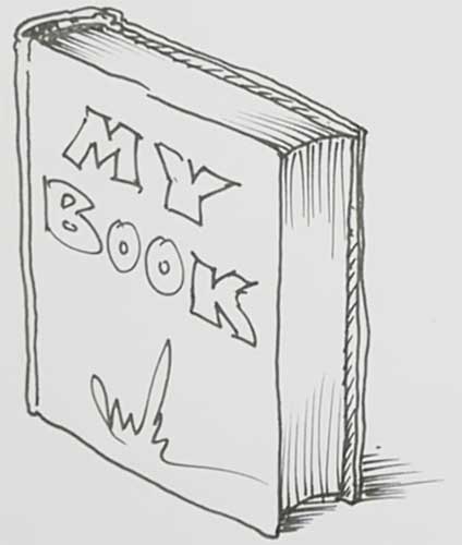 All 92+ Images how to draw a book standing up Superb