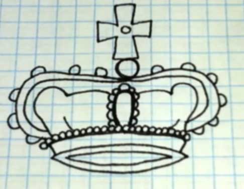 How to draw a crown