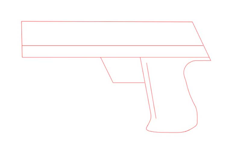 How to draw a gun