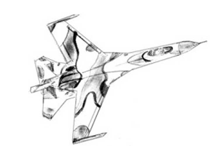 How to draw a jet