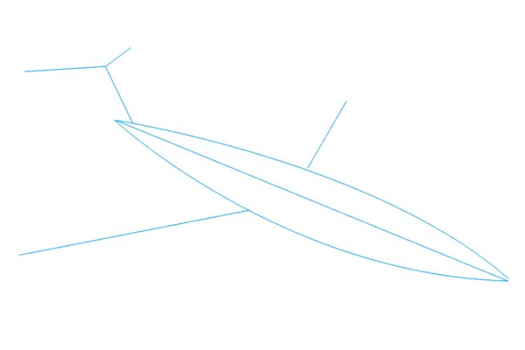 How to draw a jet