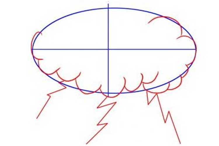 How to Draw Lightning: Realistic, With a Pencil, Strikes, Effects