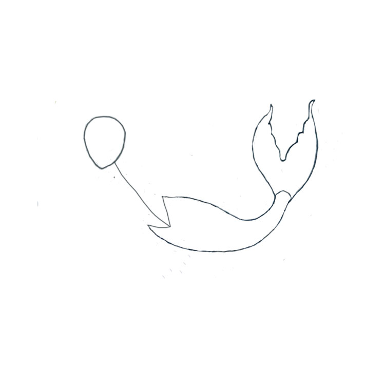 How to draw a mermaid