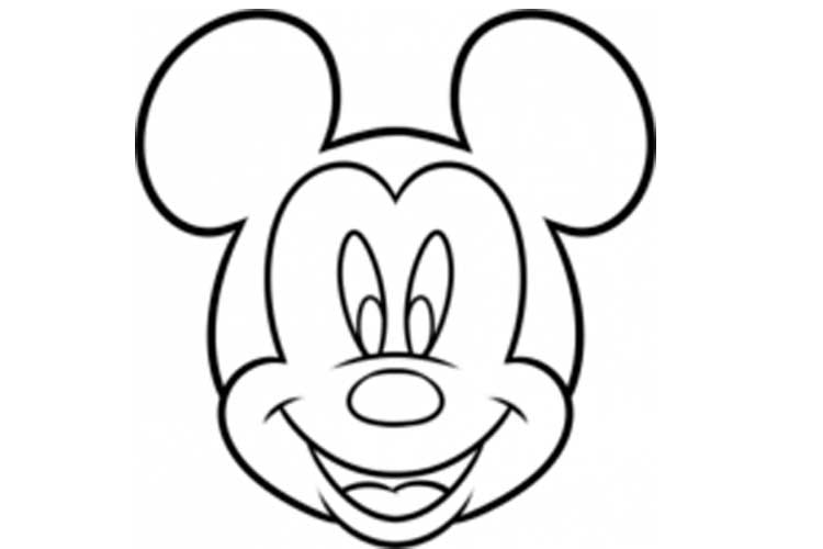 How To Draw Mickey Mouse Face