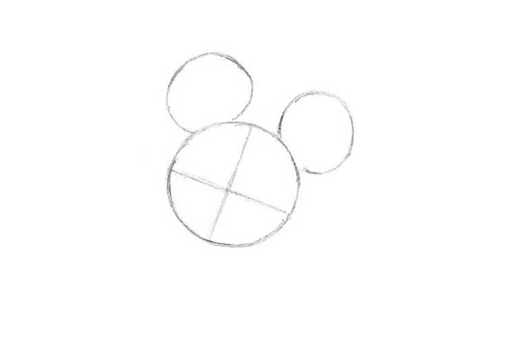 How to draw Mickey Mouse