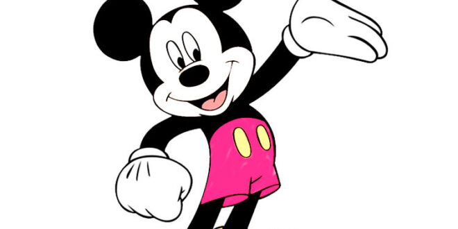 How to draw Mickey mouse