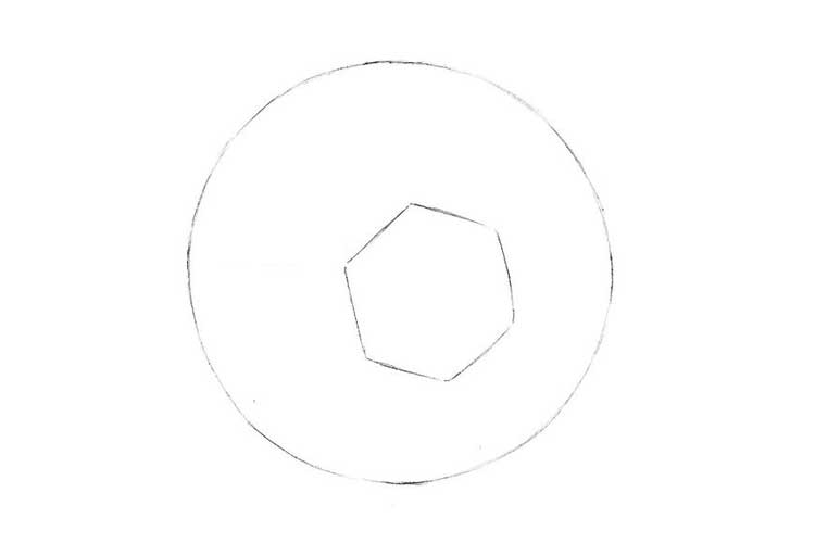 How to draw a soccer ball 