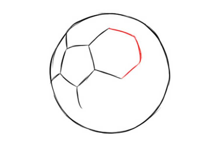 4 Ways How to draw a Soccer Ball and football Step by Step