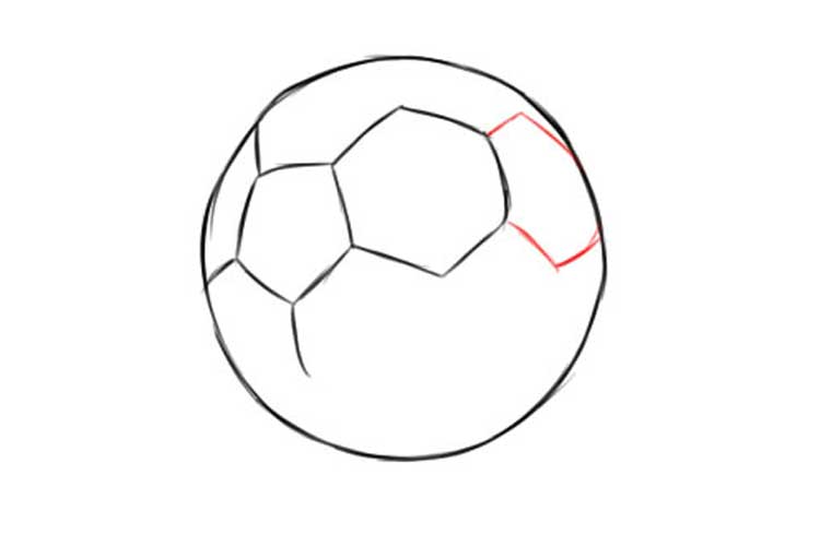 4 Ways How to draw a Soccer Ball and football Step by Step