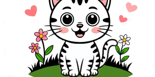 How to draw a kitten