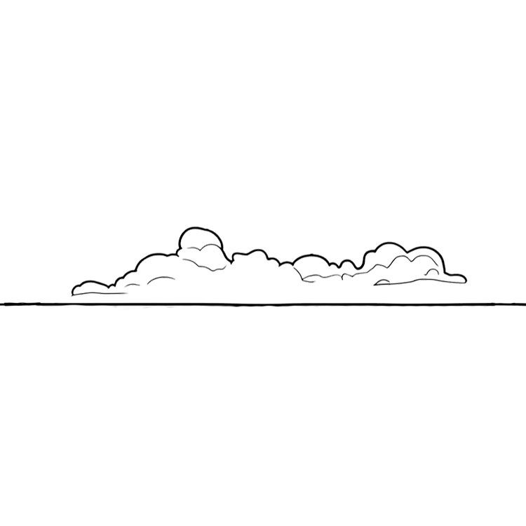 How to draw a sunset