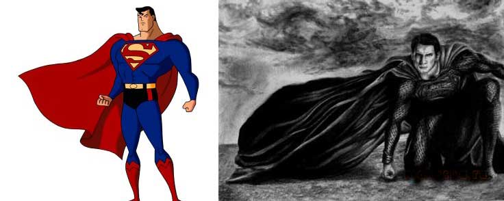 How to draw Superman