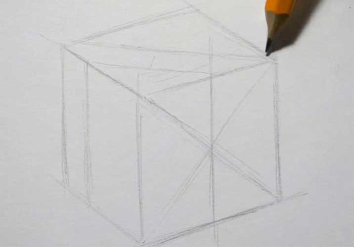 How to draw a cube