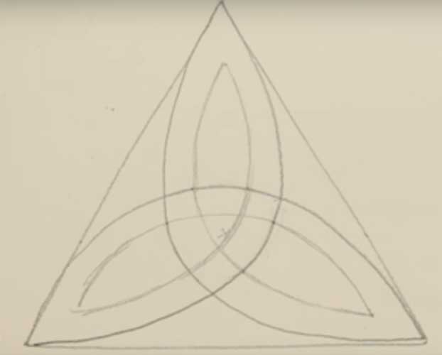 How to draw a triquetra