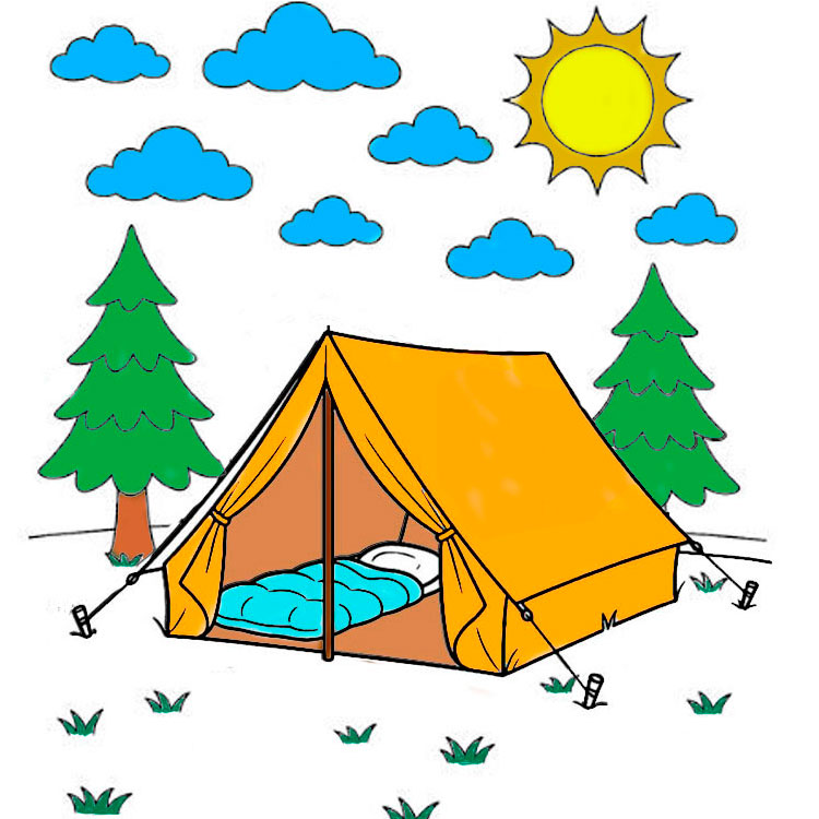 Tent drawing