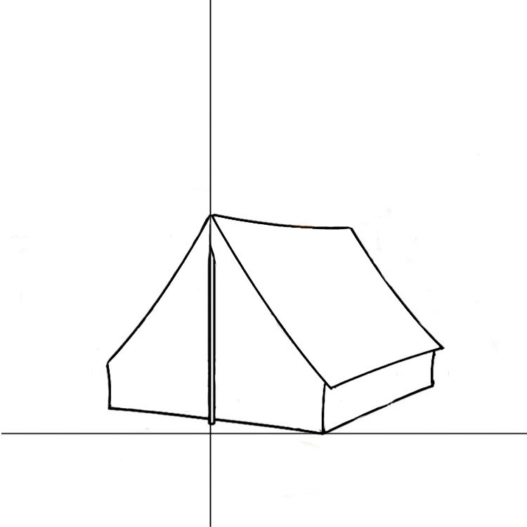 Tent drawing