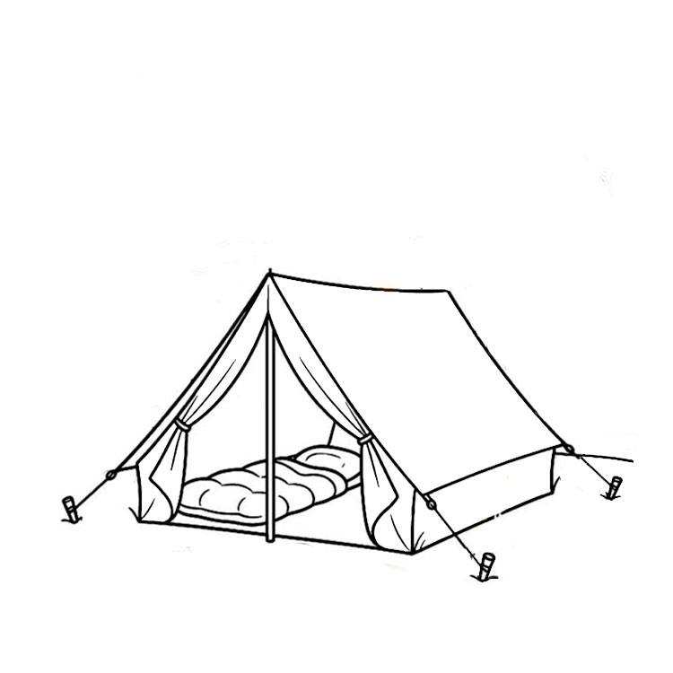 Tent drawing
