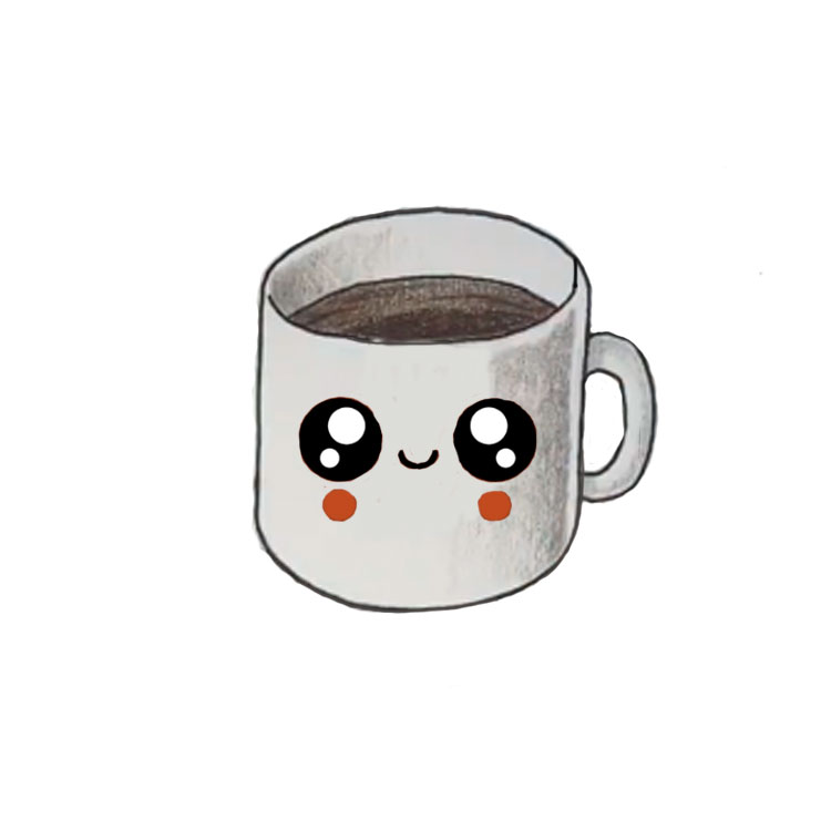 Coffee Cup Drawing