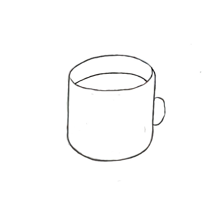 Coffee Cup Drawing