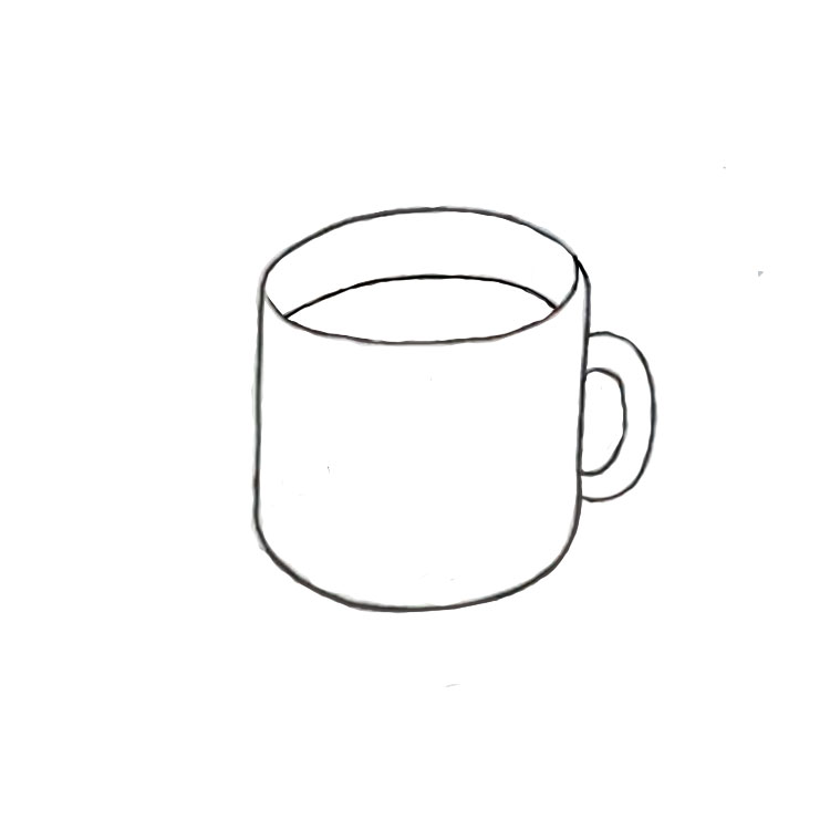 Coffee Cup Drawing