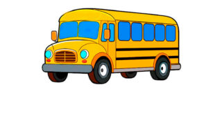 How to draw a bus