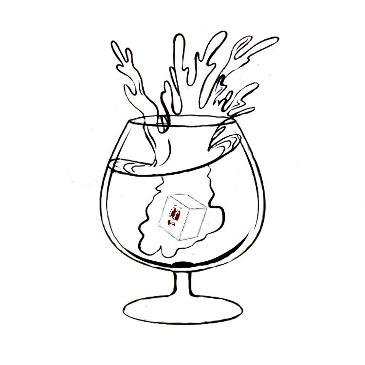 Wine Glass Drawing