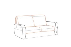 Simple Coach Drawing Couch Drawing: Easy, From The Side, Simple