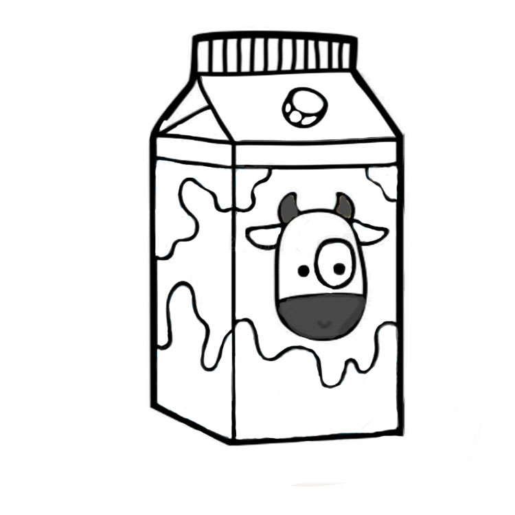 Draw Milk Carton