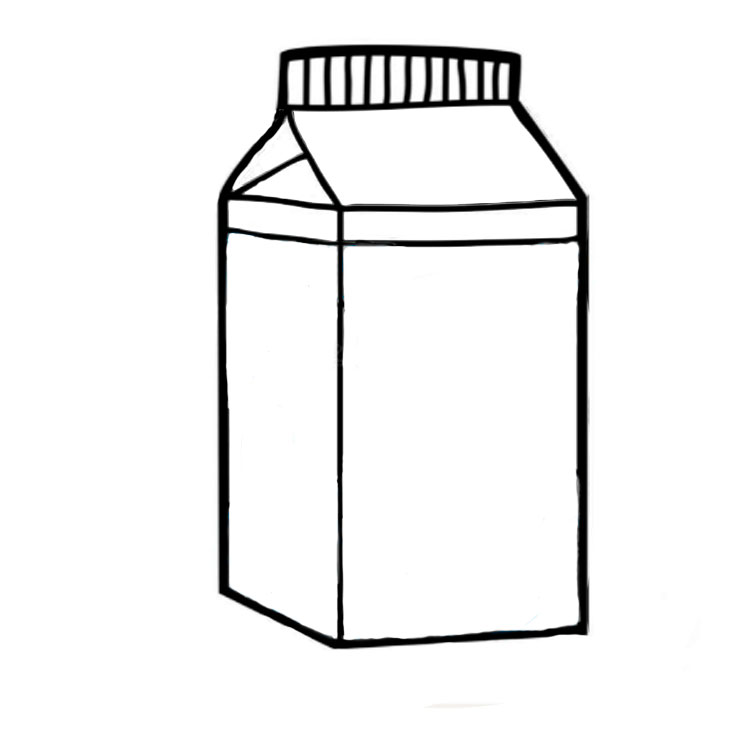 Draw Milk Carton