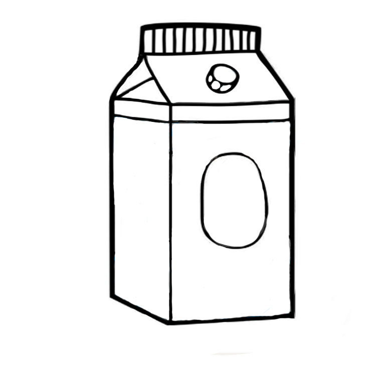 Draw Milk Carton