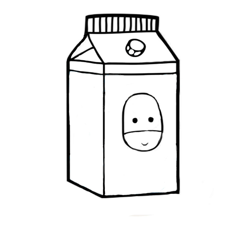 Draw Milk Carton