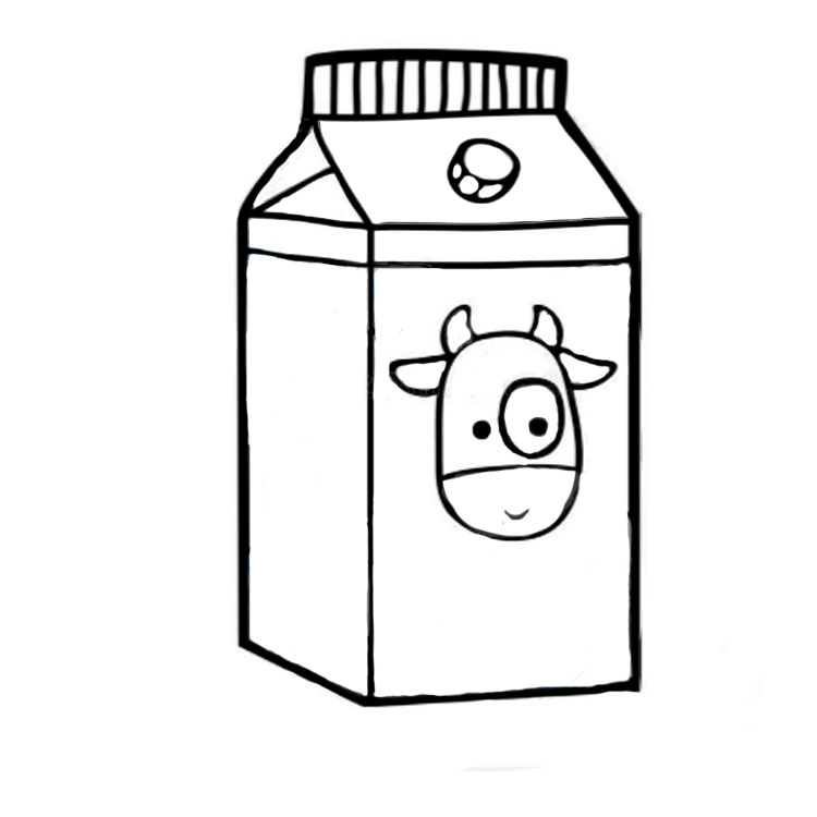 Draw Milk Carton