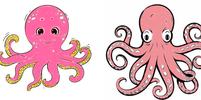 How to draw Octopus