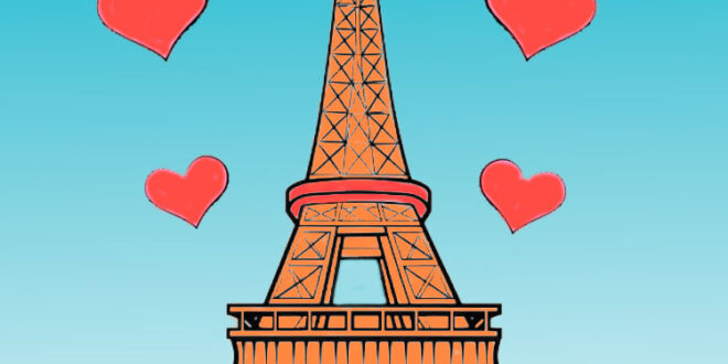 How to draw the Eiffel tower
