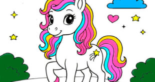 How to draw a pony